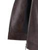 LOW CLASSIC Stand Collar Jacket - Brown - Thumbnail 5