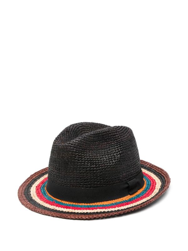 PAUL SMITH Straw Hat - Black