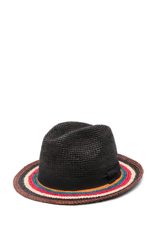 PAUL SMITH Straw Hat - Black