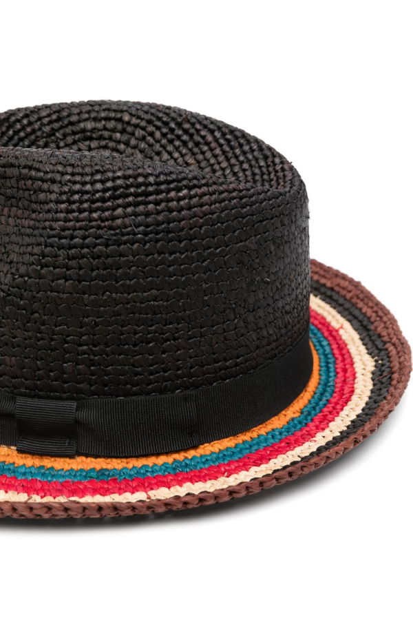 PAUL SMITH Straw Hat - Black