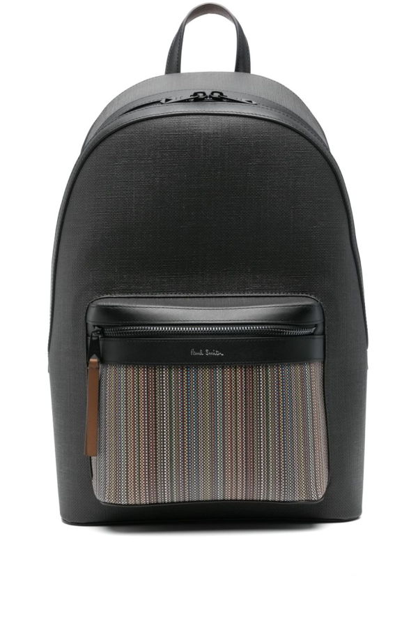 PAUL SMITH Signature Stripe Backpack - Black