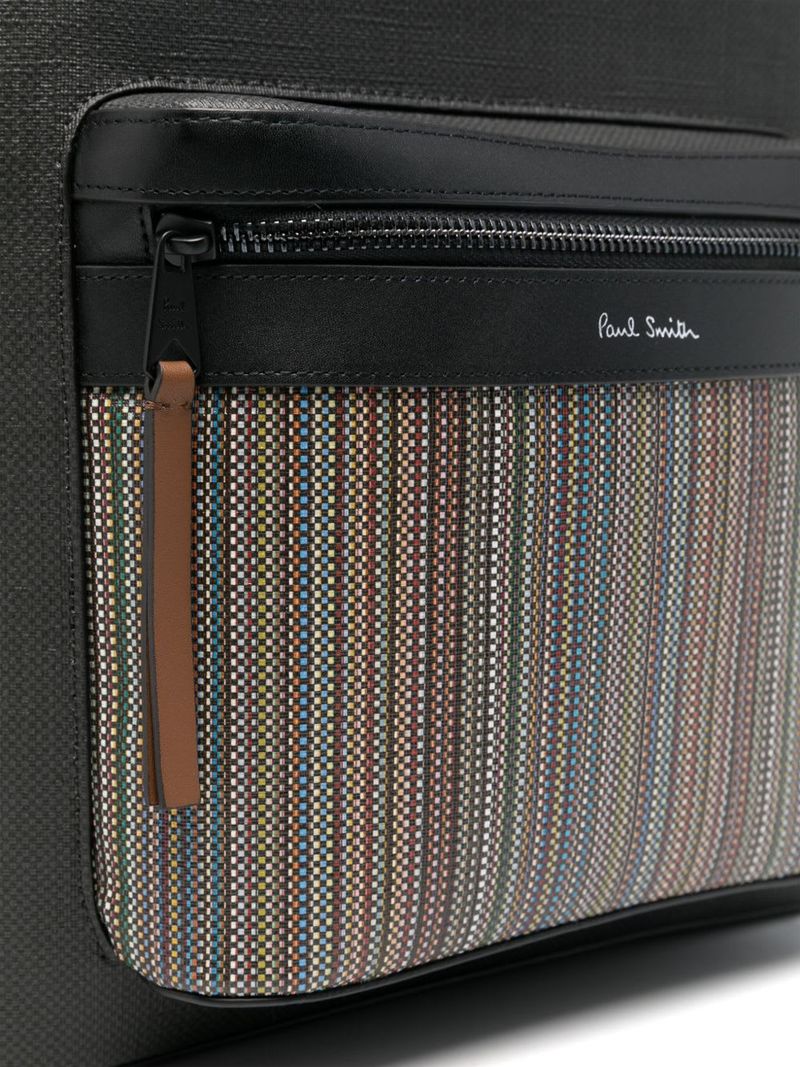 PAUL SMITH Signature Stripe Backpack - Black