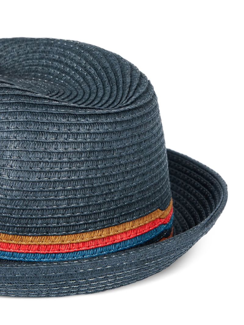 PAUL SMITH Straw Hat - Blue