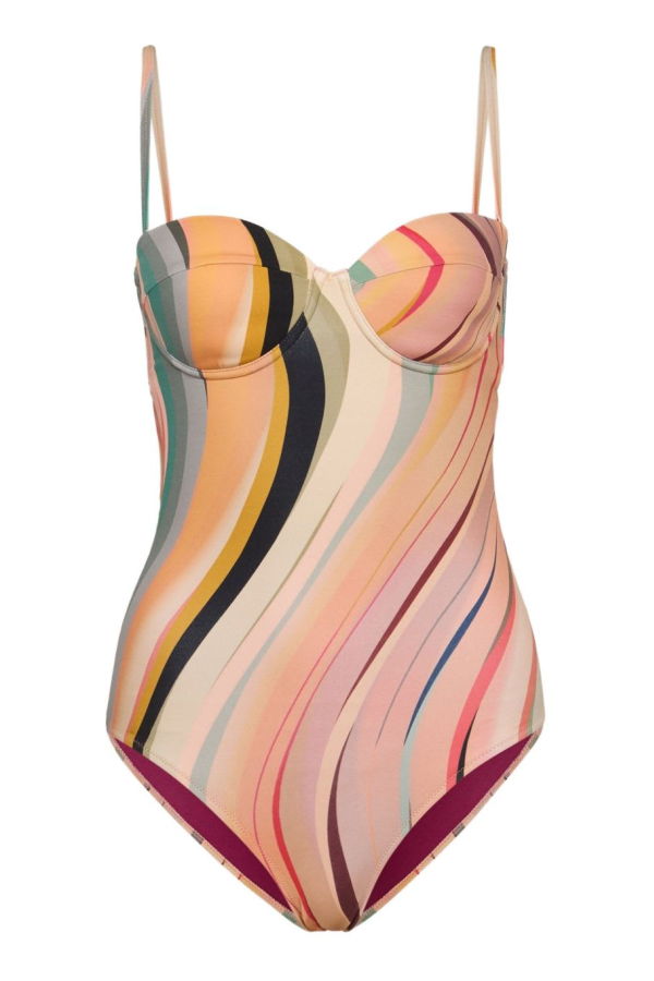 PAUL SMITH Swirl Swimsuit - MultiColour