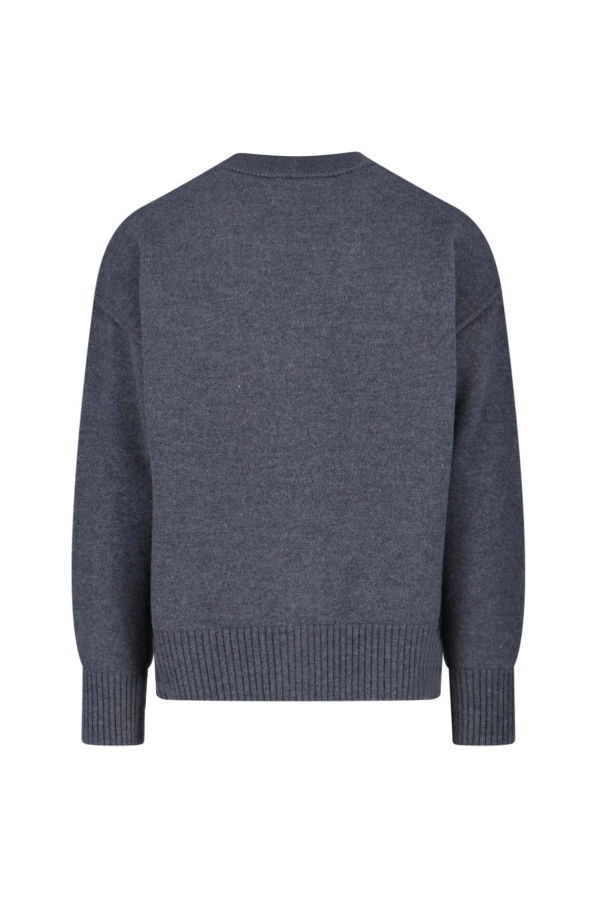 Ami Alexandre Mattiussi Ami De Coeur Cardigan - Gray