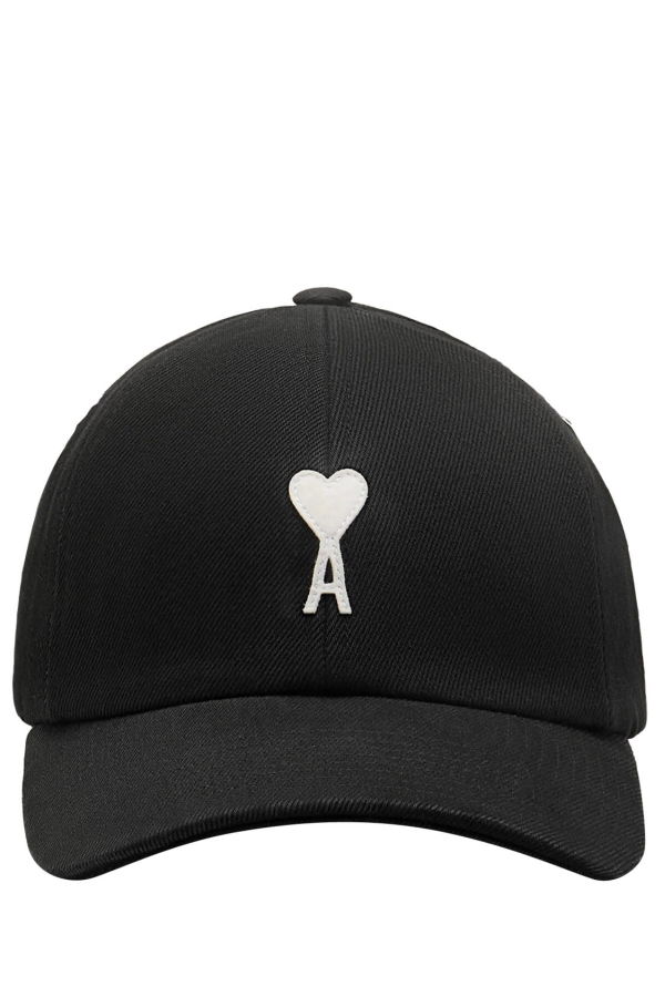 Ami Alexandre Mattiussi Ami De Coeur Baseball Cap - Black
