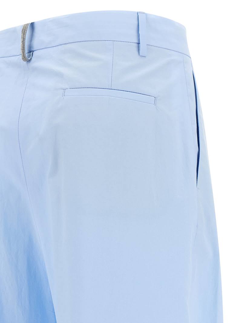 Fabiana Filippi Filo Diamante Pants - Light Blue
