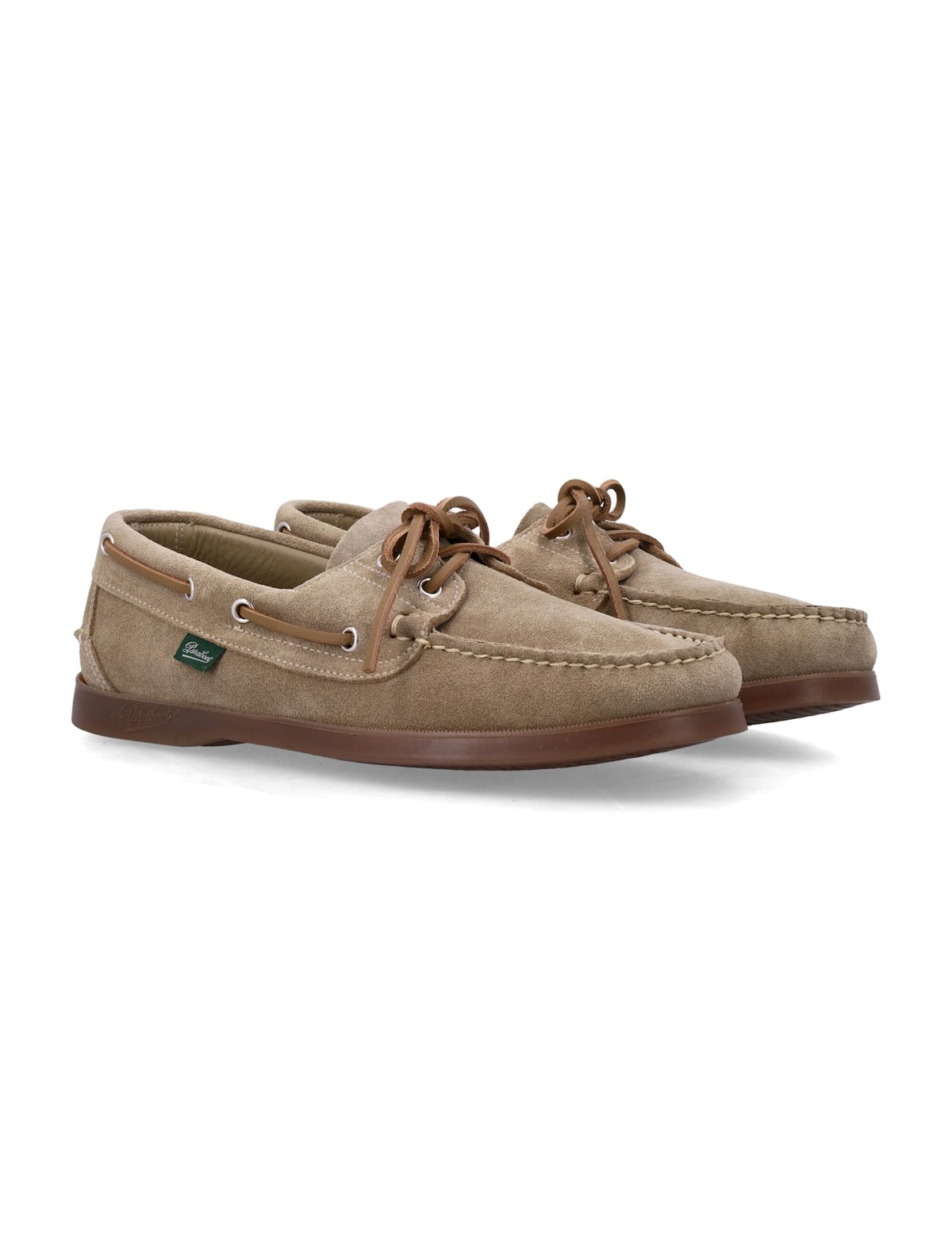 Paraboot Bart Boat Shoes - Velour Sand - Image 2 of 3