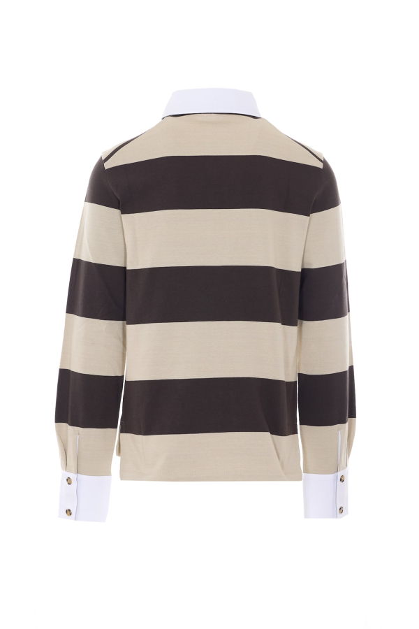 Vivienne Westwood Archive Rugby Long Sleeve Polo - Brown