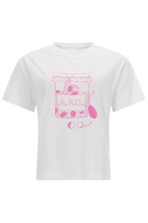 A.P.C. T-Shirt With Print - White
