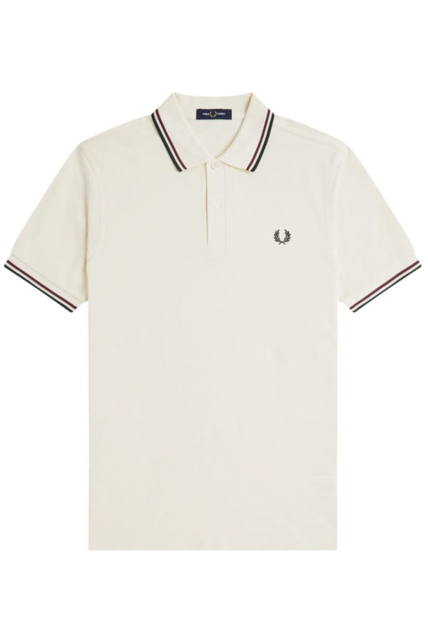 Fred Perry Polo With Logo Polo Shirt - Ivory