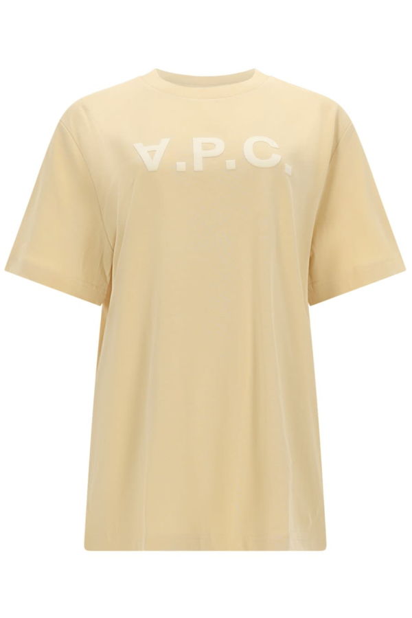 A.P.C. Logo T-Shirt - Beige
