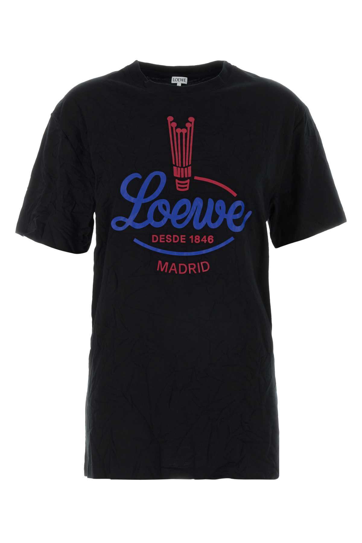 LOEWE Jersey T-Shirt - Black - Image 1 of 2