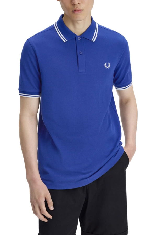 Fred Perry Polo With Logo Polo Shirt - Blue