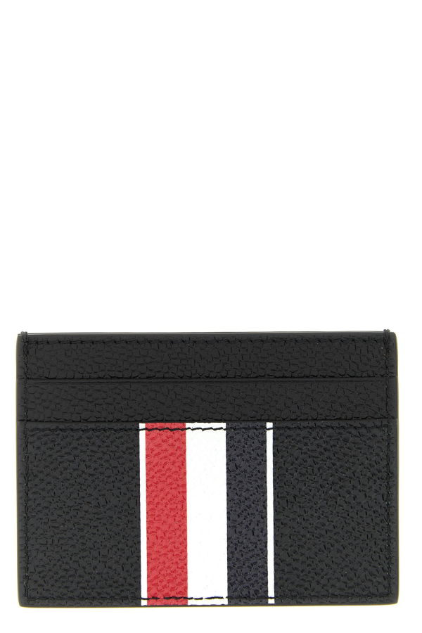 thom browne RWB Card Holder Wallet - Black