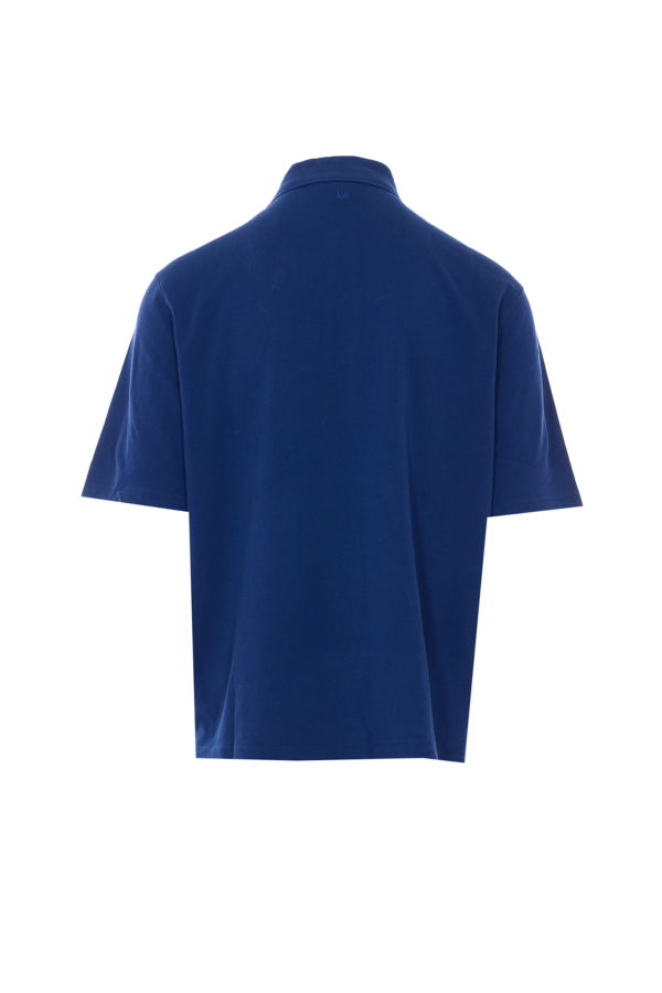 Ami Alexandre Mattiussi ADC Logo Polo Shirt - Blue