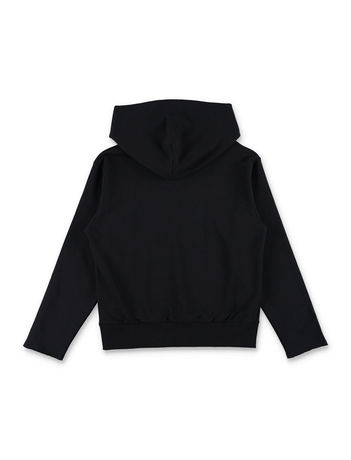 KIDS MM6 Maison Margiela Zip Hoodie - Black - Image 3 of 3