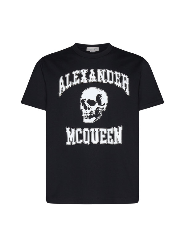 Alexander McQueen Varsity T-shirt - Black/White