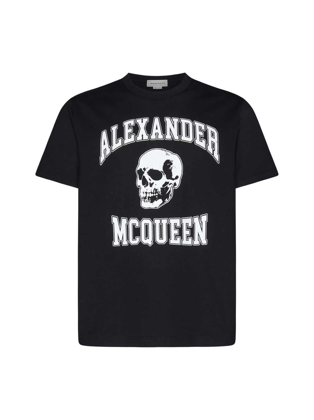 Alexander McQueen Varsity T-shirt - Black/White - Image 1 of 5