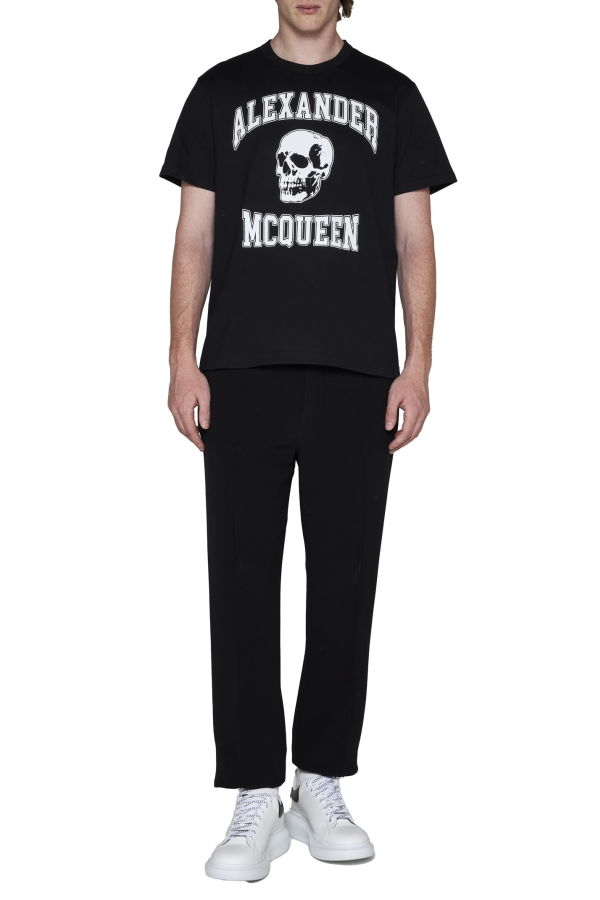 Alexander McQueen Varsity T-shirt - Black/White