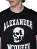 Alexander McQueen Varsity T-shirt - Black/White - Thumbnail 5