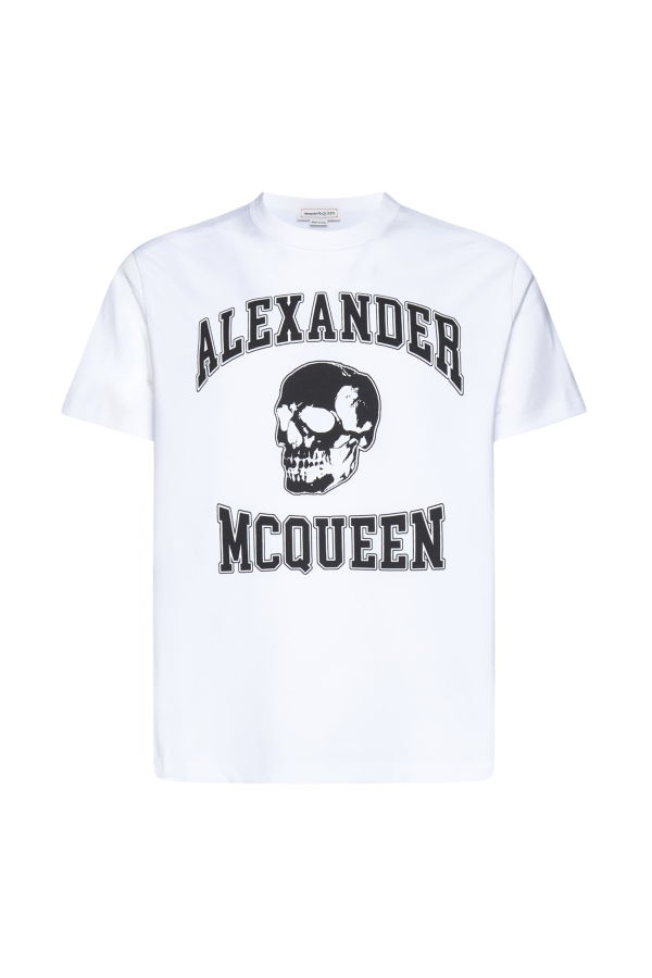 Alexander McQueen Varsity T-shirt - White