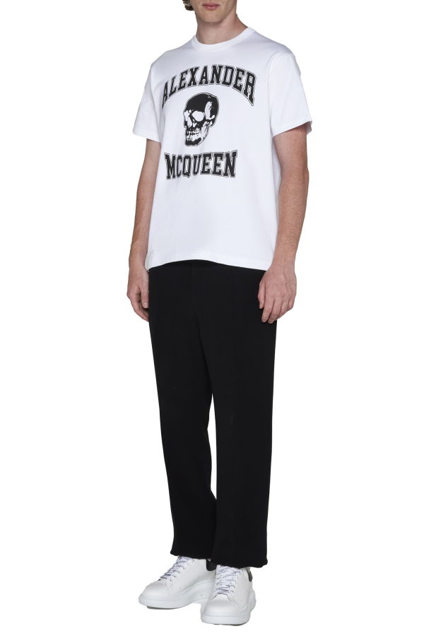 Alexander McQueen Varsity T-shirt - White