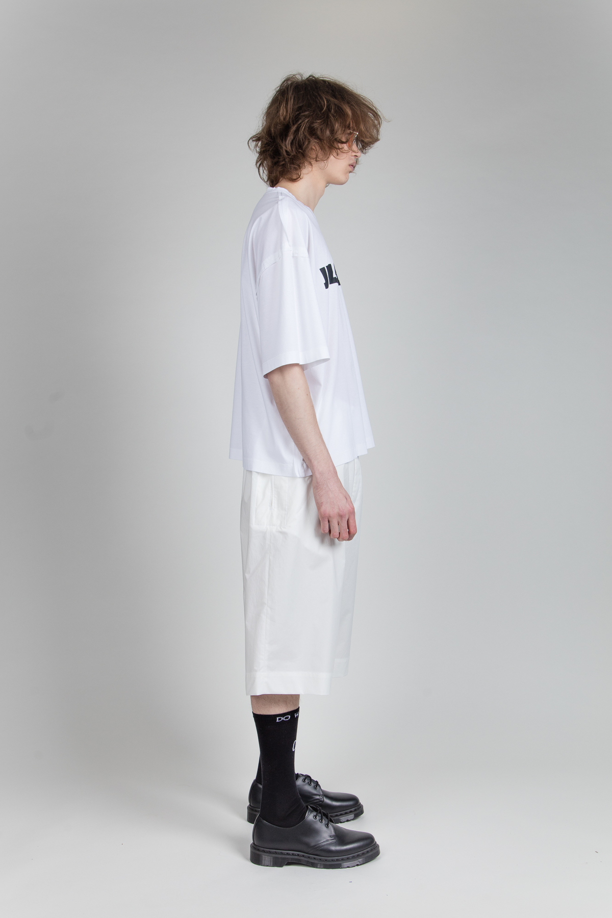 Jil Sander Oversized Logo T-Shirt - White | Garmentory