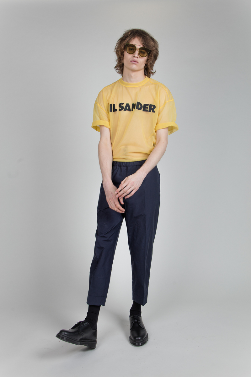 JIL SANDER Priamo ネイビー Jil Sander Priamo Trousers - Navy | Garmentory