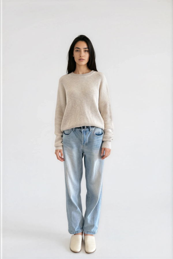 It Is Well L.A. Crewneck Pull-On Sweater 