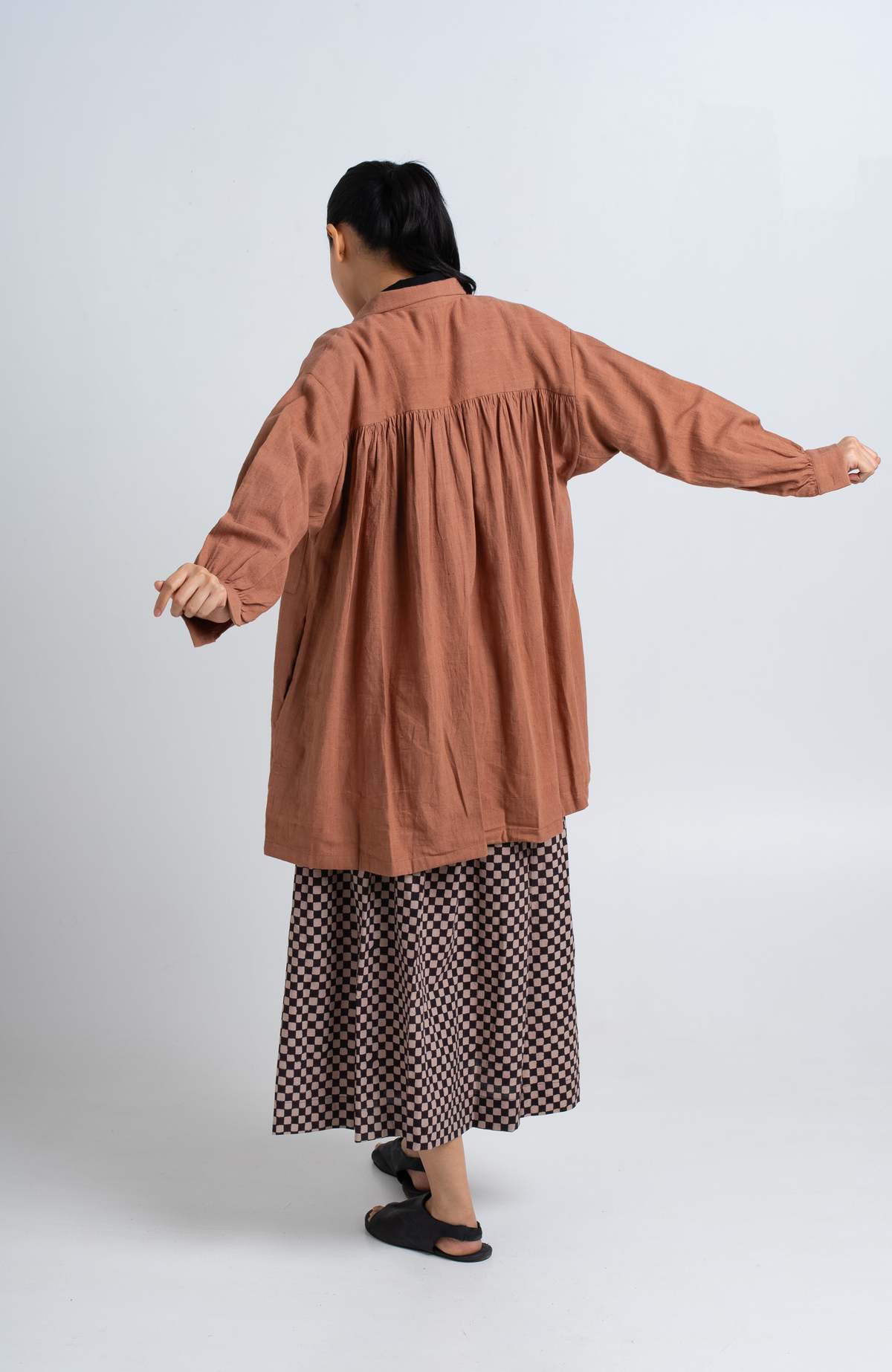 World of Crow Artist Smock - Brown - Image 10 of 10