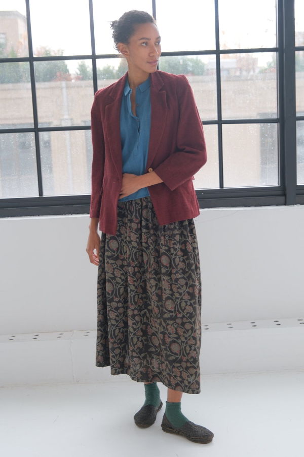 World of Crow Garnet Coat