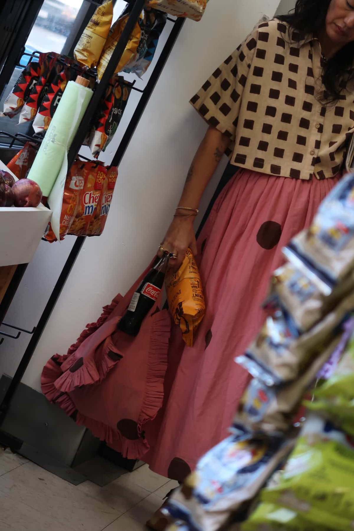 World of Crow Cocoa Rose Skirt - Image 2 of 6