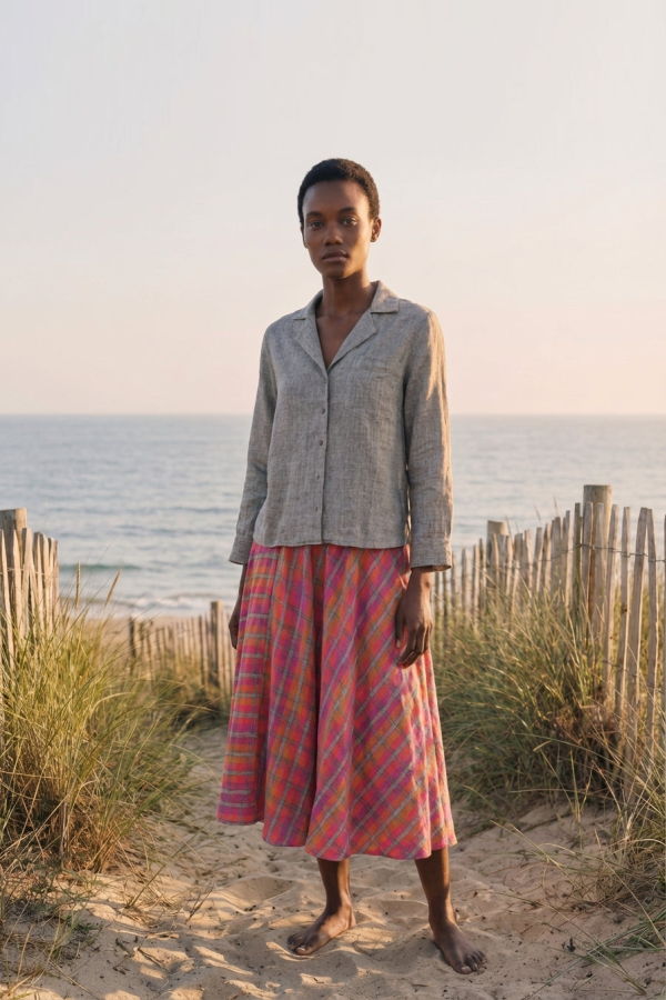 World of Crow Ribbon Skirt