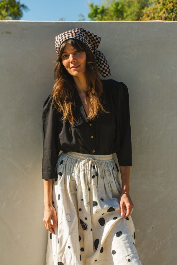 EK X Crow Mulholland Retro Shirt - Black