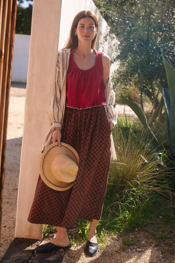 World of Crow Oxford Skirt