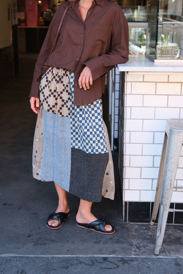 World of Crow Echo Park Patchwork Skirt