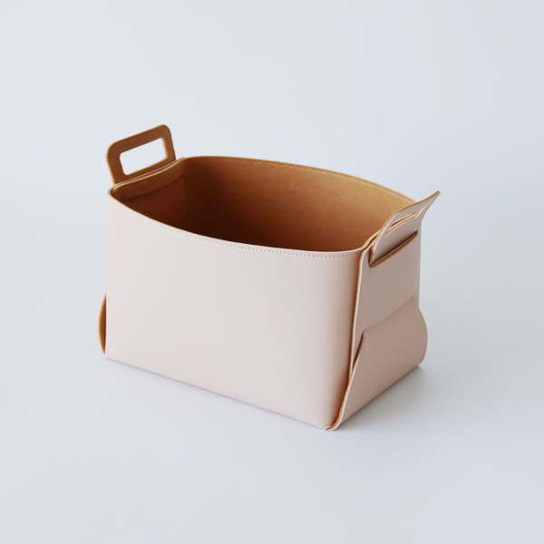 Zora Botanica LLC Felt-Lined Storage Basket