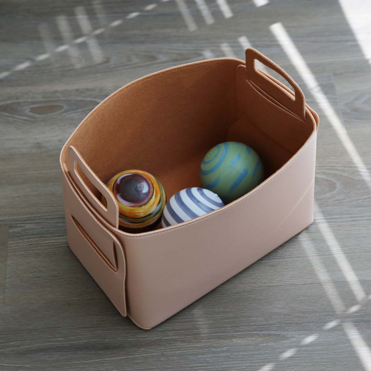 Zora Botanica LLC Felt-Lined Storage Basket - Image 10 of 12