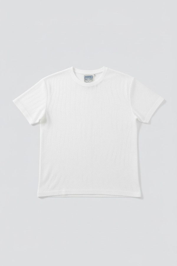 Jungmaven Highline Mesh Tee - Washed White