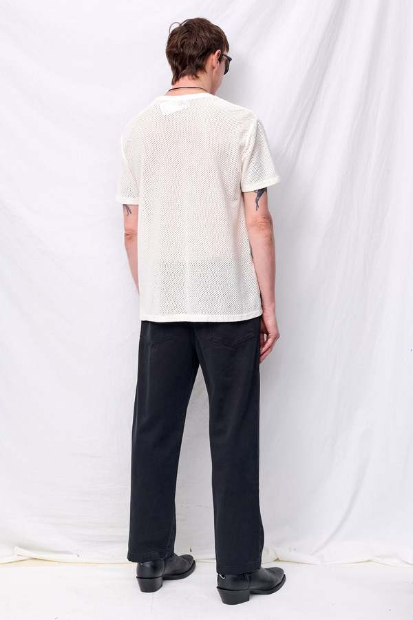 Jungmaven Highline Mesh Tee - Washed White