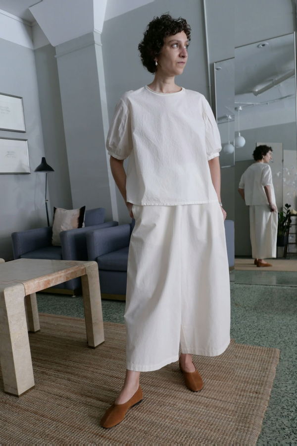 Labo.Art Maglia Liscia Top - Avorio