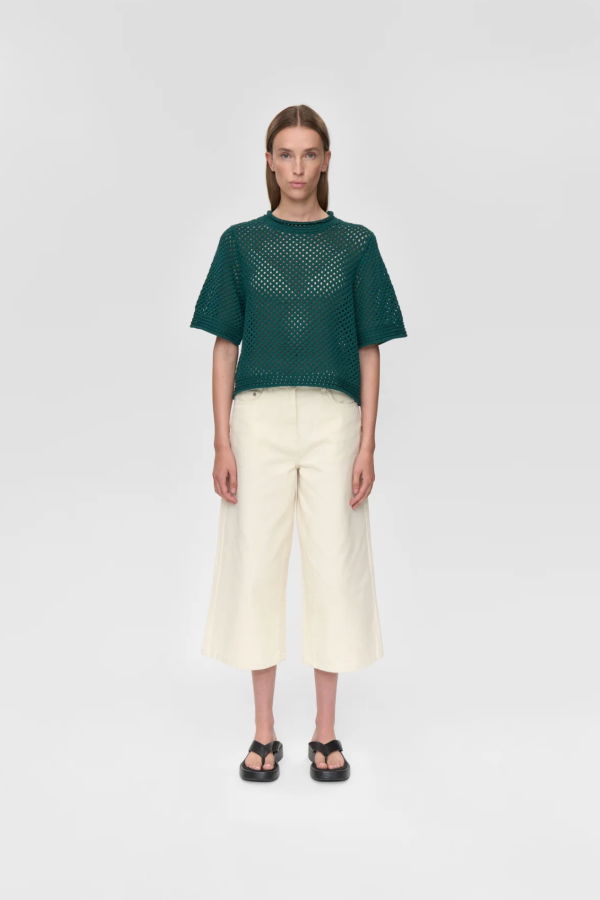 Minimum Lily Knit T-Shirt - Botanical Garden