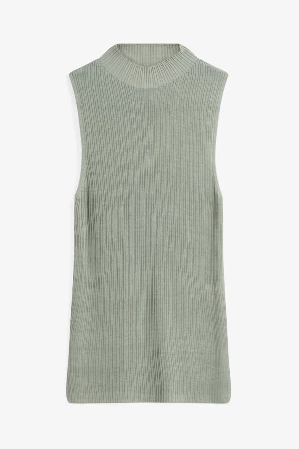 Minimum Zita Knit Top - Desert Sage