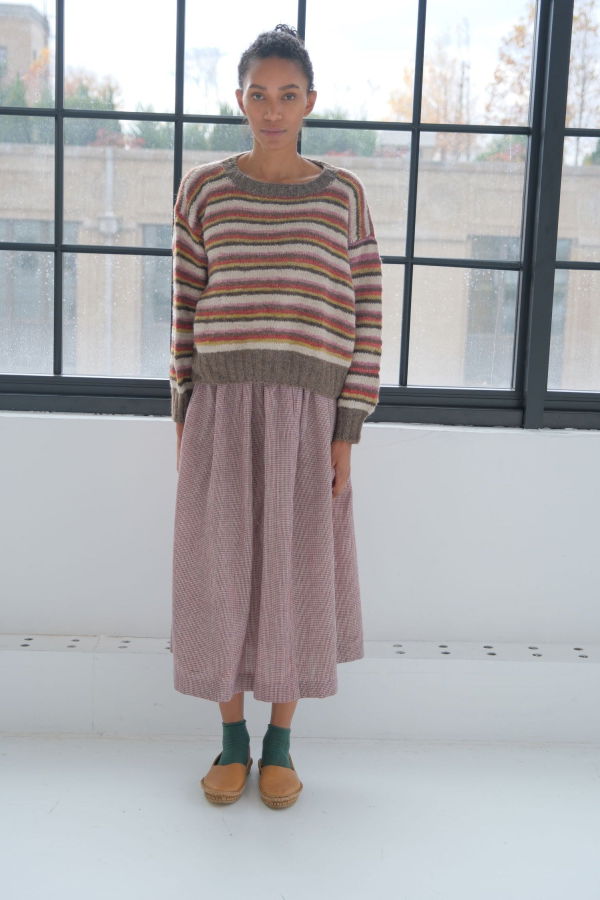 World of Crow Candy Frost Striped Sweater