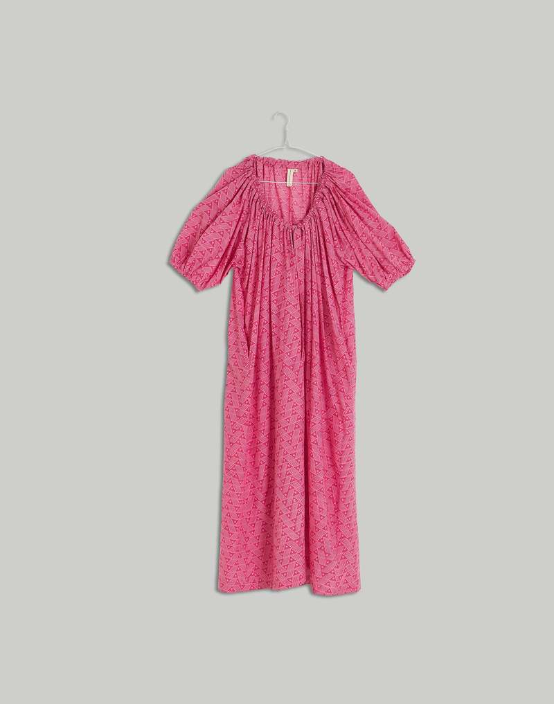 World of Crow The Petal Prism Dress - Pink