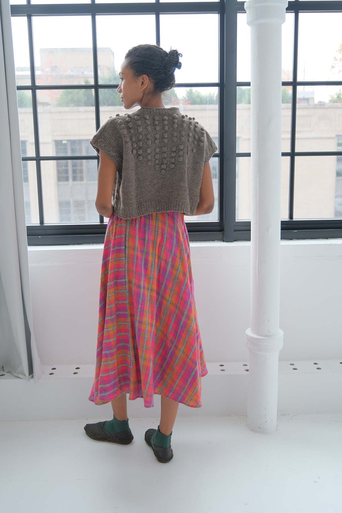 World of Crow Knotted Sweater - Mocha - Image 6 of 6