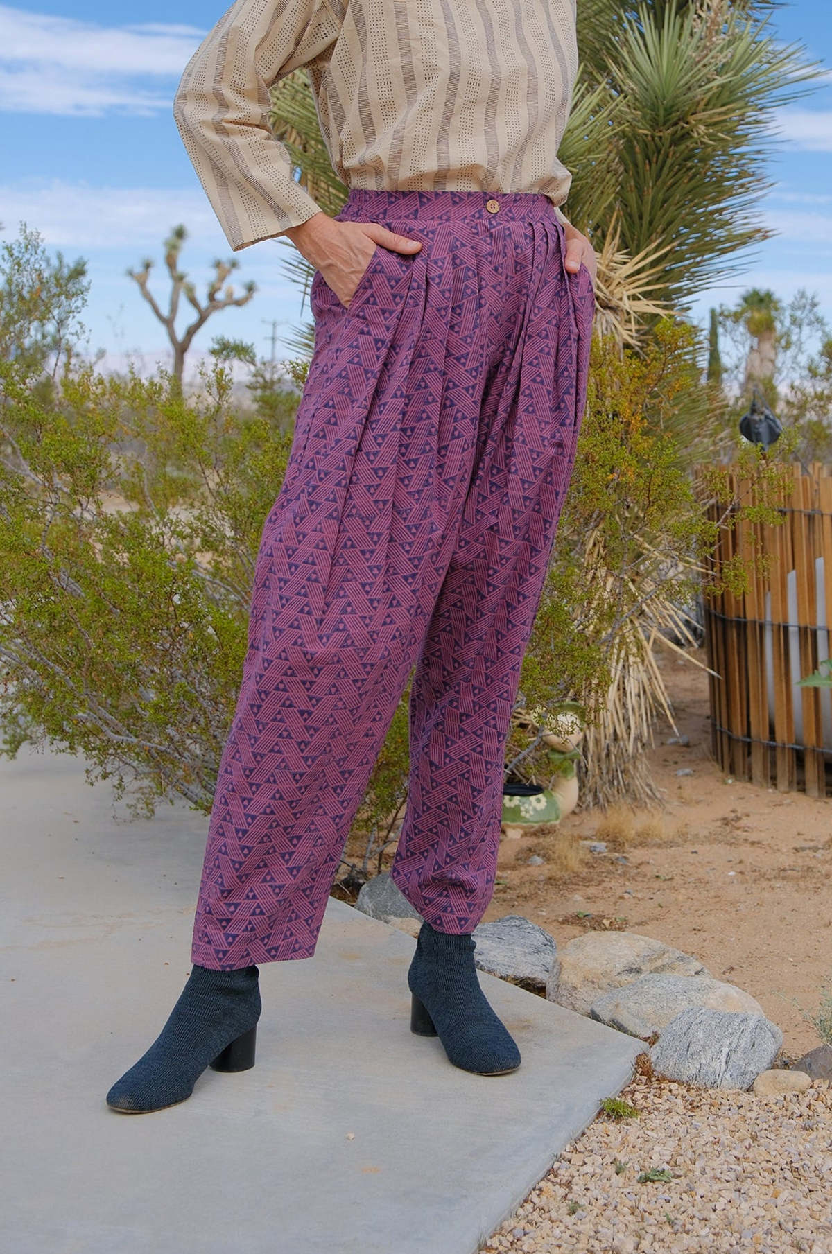 World of Crow Plum Prism Pants - Image 4 of 5