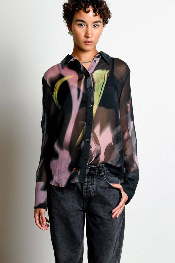 Untitled in Motion Kali Top - Shadow Iris Top