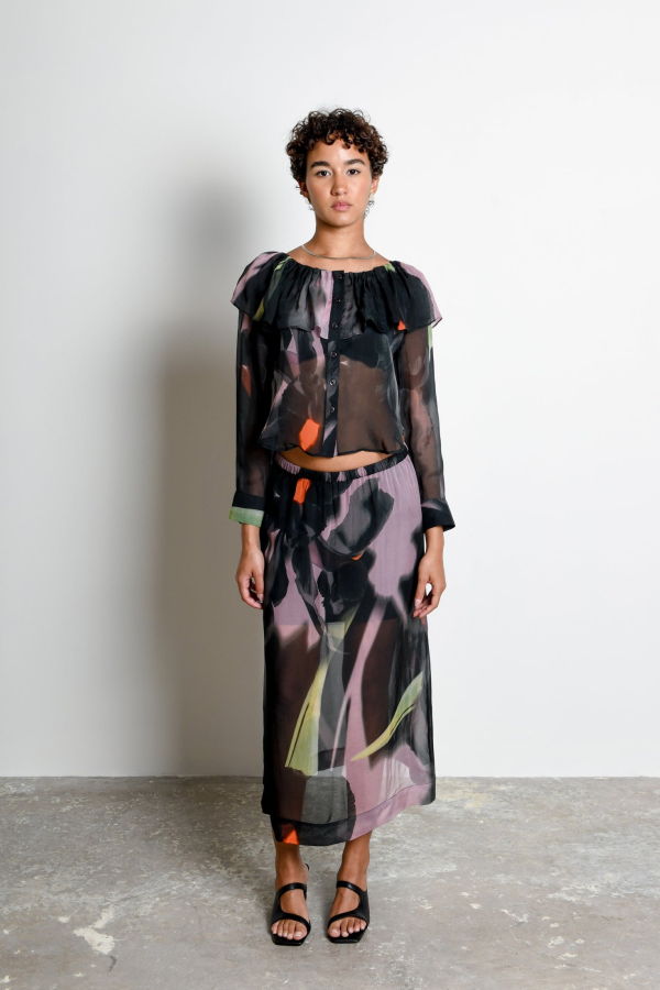 Untitled in Motion Mora Skirt - Shadow Iris